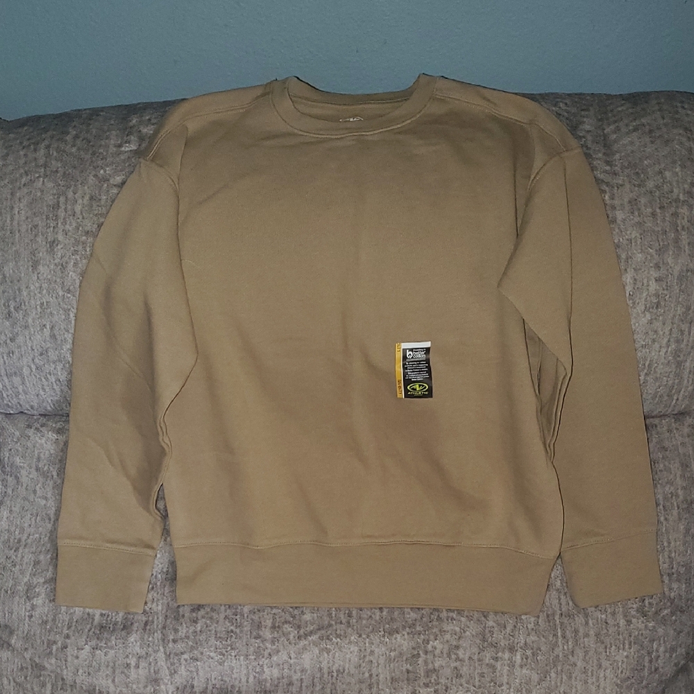 🔴 Kids Tan Crewneck Sweater